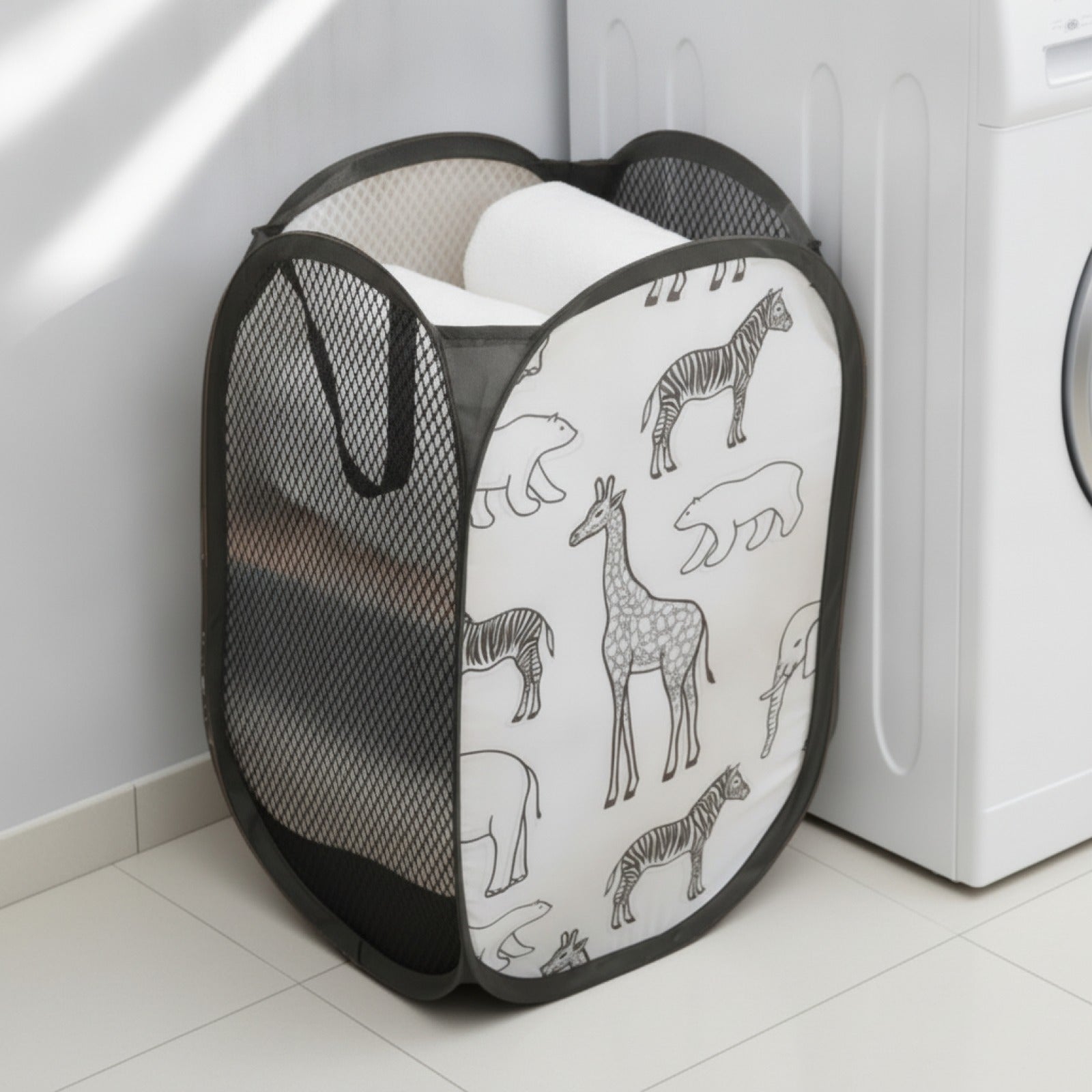 Panier à Linge Pliable et Organisateur pour Vêtements Sales - Solution de Rangement Maison