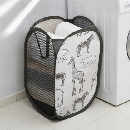Panier à Linge Pliable et Organisateur pour Vêtements Sales - Solution de Rangement Maison