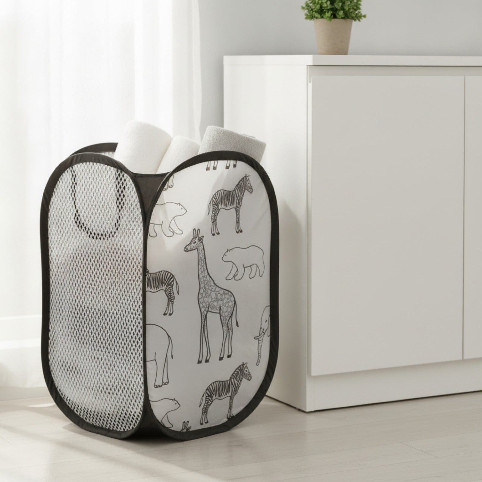 Panier à Linge Pliable et Organisateur pour Vêtements Sales - Solution de Rangement Maison