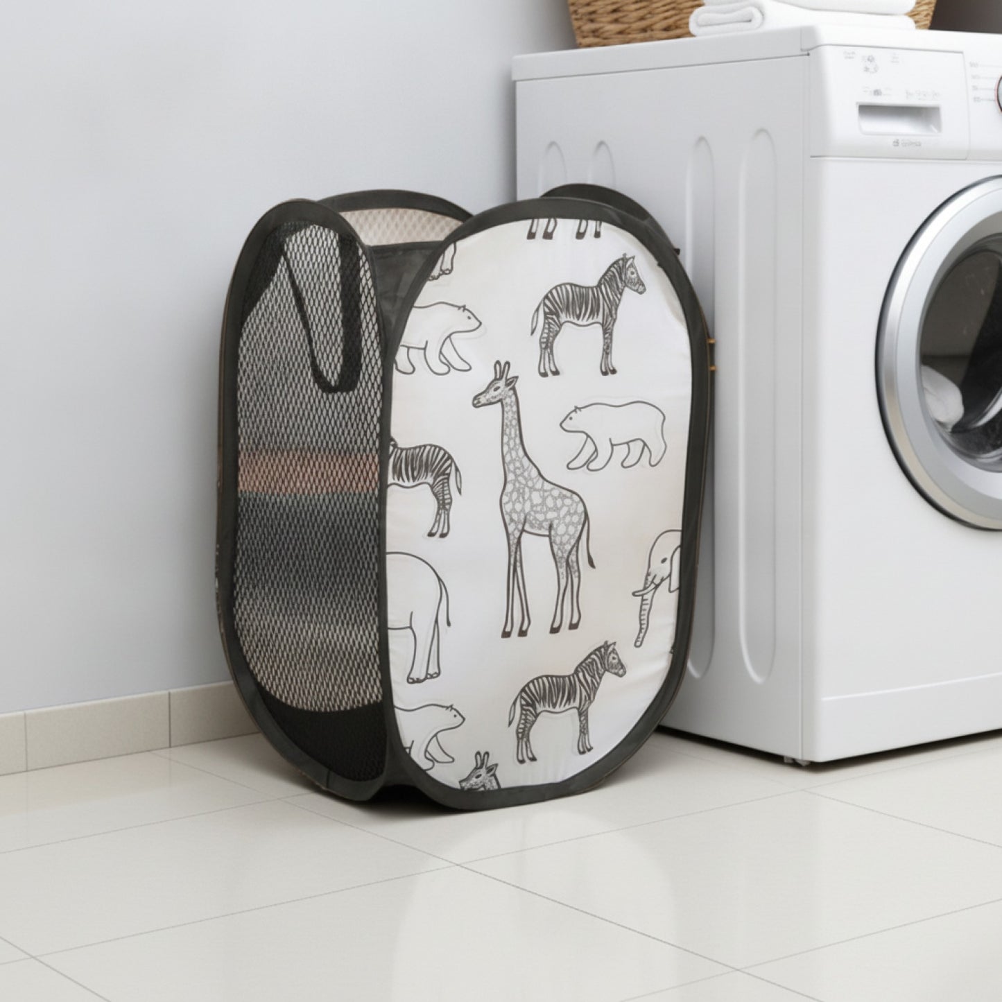 Panier à Linge Pliable et Organisateur pour Vêtements Sales - Solution de Rangement Maison