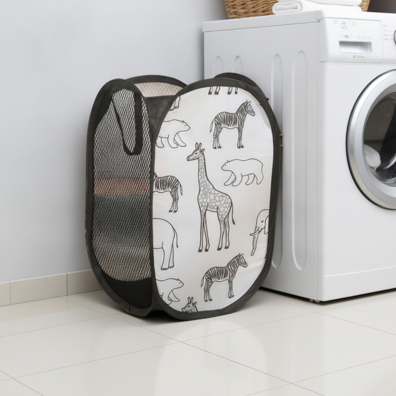 Panier à Linge Pliable et Organisateur pour Vêtements Sales - Solution de Rangement Maison