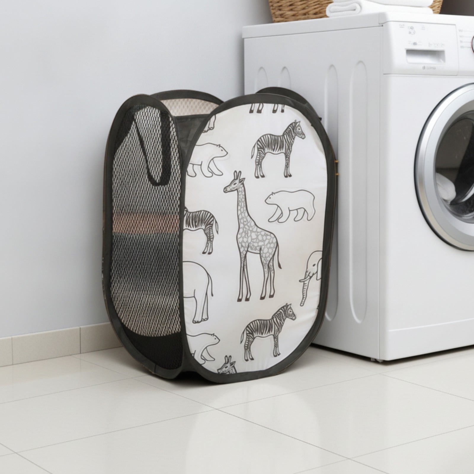 Panier à Linge Pliable et Organisateur pour Vêtements Sales - Solution de Rangement Maison