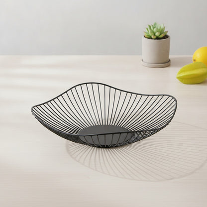 Panier à fruits rond en métal - Design simple et moderne