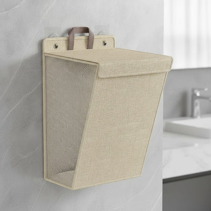 Panier à linge pliable adhésif mural - Organisateur multifonction pour vêtements