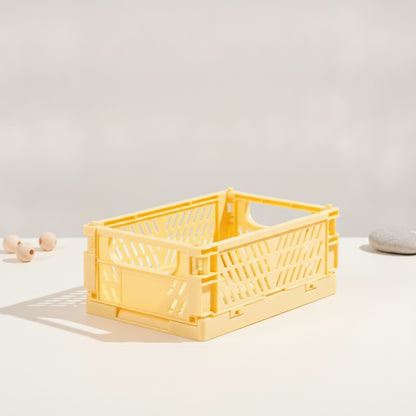 Panier Pliable Multifonctionnel - Rangement Gain de Place pour Courses, Jouets et Linge